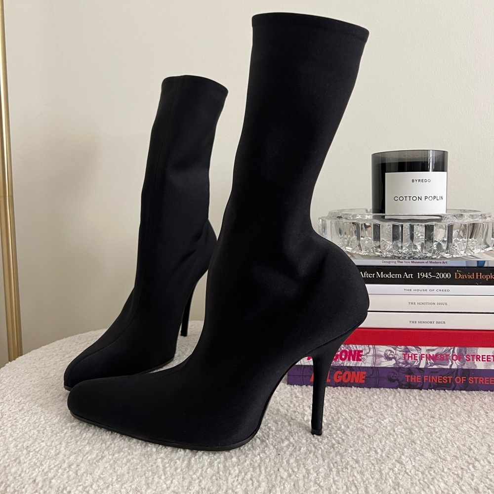 Balenciaga Knife Boot 5/35, Never Worn, Black, Perfect Condition